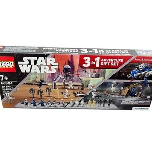 LEGO Star Wars: The Clone Wars & The Mandalorian Gift Set Contains 3 sets 1 box